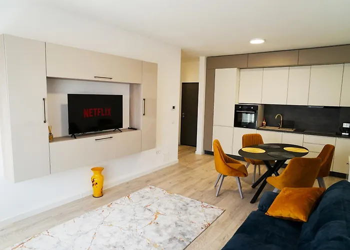 Mirandis - Modern With Free Parking Near Coresi Mall Apartament Braszów