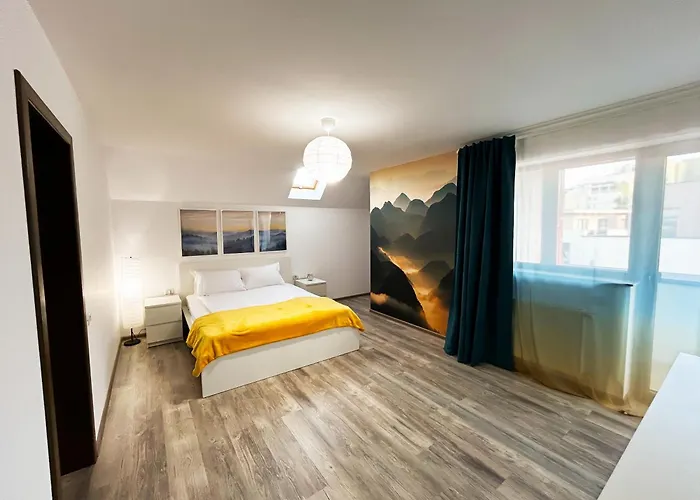 Mirandis - Modern With Free Parking Near Coresi Mall Appartement *